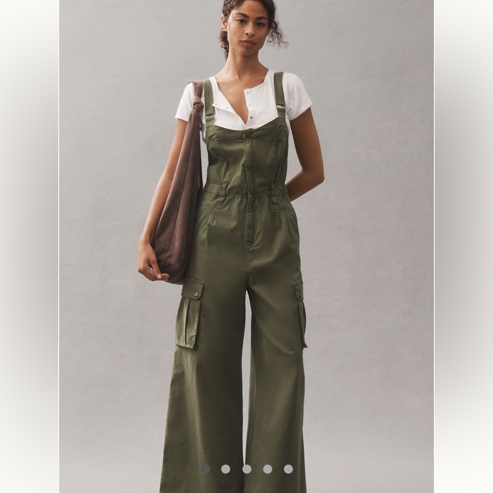 Anthropologie Pilcro Rosie Utility Jumpsuit